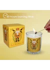 Charm Lab Candle – Kurşun Asker (Nutcracker) Tasarımlı Mum, Sarı Renk Temalı, 135 g Doğal Bio Balmumu, 40 Saat Yanma Süresi, Cam Kavanoz, Şık Bristol Kutulu, Yılbaşı Koleksiyonu Hazır Hediye