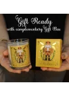 Charm Lab Candle – Kurşun Asker (Nutcracker) Tasarımlı Mum, Sarı Renk Temalı, 135 g Doğal Bio Balmumu, 40 Saat Yanma Süresi, Cam Kavanoz, Şık Bristol Kutulu, Yılbaşı Koleksiyonu Hazır Hediye