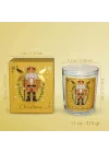 Charm Lab Candle – Kurşun Asker (Nutcracker) Tasarımlı Mum, Sarı Renk Temalı, 135 g Doğal Bio Balmumu, 40 Saat Yanma Süresi, Cam Kavanoz, Şık Bristol Kutulu, Yılbaşı Koleksiyonu Hazır Hediye