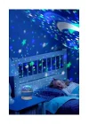 Chermik Mavi Dönen Projeksiyon Gece Lambası Star Master Ay Yıldız Led