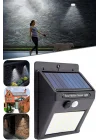 Chermik Pır Hareket Sensörlü 20 Led Solar Güneş Enerjili Su Geçirmez Duvar Lambası