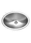 CHO-1800-1 Opus Serisi Gömme Paslanmaz Çelik Oval Kase Lavabo Taşma