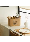 Choose Happy Baskılı Sepet //30x21x18