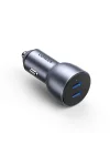 Çift PD Type-C Çıkışlı 50W Araç Çakmaklık Şarj Cihazı