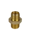 Çift Taraflı Nipel R1/4 (Kompresör Aksesuarı, pirinçten, tüm 1/4 dış dişli basınçlı hava bağlantılarına uygun) - 4139620