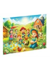 Çiftlikteki Çocukları Ahşap Puzzle
