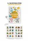 Çıkartmalı Boyama Kitabı  3 Yaş +