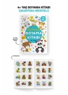 Çıkartmalı Boyama Kitabı  4 Yaş +