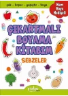 Çıkartmalı Boyama Sebzeler