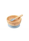 Citron Vakum Tabanlı Organik Bambu Kase Seti - Blue 1073605