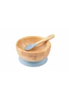 Citron Vakum Tabanlı Organik Bambu Kase Seti - Blue 1073605
