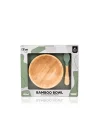 Citron Vakum Tabanlı Organik Bambu Kase Seti - Green 1073599