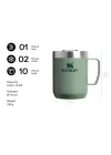 Classic Legendary Termos Bardak 0.23 Litre - Yeşil (Hammertone Green) | Paslanmaz Çelik
