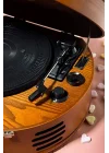 Classic Phono TT 34, Hoparlörlü Ahşap Pikap, Ahşap