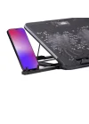 Classone Serisi M2 R-TYPE RGB Işıklı, 2 Büyük Fan, Telefon Standı,2 USB Notebook Soğutucu Stand