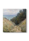 Claude Monet - Road at La Cave Tablosu 50 x 50