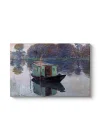 Claude Monet - The Studio Boat Tablosu 45 x 30