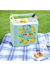 CLB30LM Limon Desenli Buzluk, 30 Litre + 3 Adet Buz Kaseti 400gr
