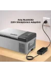 CLTACDC Kompresörlü Araç Buzdolapları İçin 220Volt/12Volt 6,0Ah Dönüştürücü Adaptör