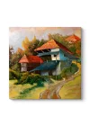 Çoban Ressam Manzara Tablosu 50 x 50