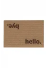 Coco Hello Bye Koko Paspas Dış Kapı Paspası Kıl Kapı Önü Paspası 40x60 3670, 40 x 60