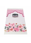 Çocuk Seccadesi Kabe Pembe 82×45 cm 110 gr - Tesbih Hediyeli