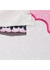 Çocuk Seccadesi Kabe Pembe 82×45 cm 110 gr - Tesbih Hediyeli
