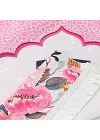 Çocuk Seccadesi Kabe Pembe 82×45 cm 110 gr - Tesbih Hediyeli