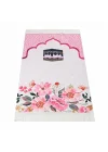 Çocuk Seccadesi Kabe Pembe 82×45 cm 110 gr - Tesbih Hediyeli