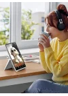 Çok Açılı Masaüstü Tablet Standı, Beyaz