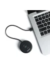 Connect Master 4 Port USB 3.0 USB Hub Siyah