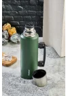 Cooker 1,5 Litre Kulplu Çelik Termos CKR-2085 Yeşil