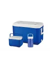 Cooler Box Combo 3lü Set, Poly-lite 48QT + Performance Serisi 6 Kişilik Cooler, 0,5 Litre Su Matarası