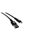 Coral Micro USB Hızlı Şarj Kablosu (Siyah + Beyaz/Siyah Uç) (120 CM)
