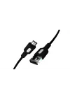 Coral Micro USB Hızlı Şarj Kablosu (Siyah + Beyaz/Siyah Uç) (150 CM)
