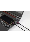 Coral Micro USB Hızlı Şarj Kablosu (Siyah + Fuşya/Siyah Uç) (120 CM)