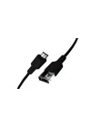 Coral Micro USB Hızlı Şarj Kablosu (Siyah + Siyah Uç) (150 CM)