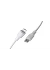 Coral Type C-Lightning 27Watt PD Hızlı Şarj Kablosu (Beyaz) (120 CM)