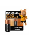 CR123 Yüksek Güçlü Lityum Pil (2’li paket) 3V, CR123A/CR17345