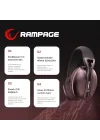 Crack H11 Siyah Wireless 2.4G+ Bluetooth Mikrofonlu Oyuncu Kulaklığı