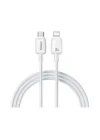 Crystal Hızlı Şarj C+Lightning 20W 1m Data Kablo - Beyaz