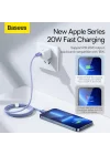 Crystal Shine 20W Type-C to Lightning Kablo 1.2m-Mor