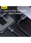 Crystal Shine Hızlı Şarj Kablosu, Lightning – 1.2m, iPhone Uyumlu, Güçlendirilmiş Yapı, Dayanıklı ve Hızlı Veri Aktarımı, Siyah