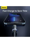Crystal Shine Hızlı Şarj Kablosu, Lightning – 1.2m, iPhone Uyumlu, Güçlendirilmiş Yapı, Dayanıklı ve Hızlı Veri Aktarımı, Siyah