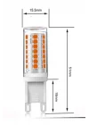 Ct-4249 5 Adet 3 Watt Ledli Kapsül G9 Duylu 220V Beyaz Işık Ct-4249B