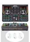 CX1 Titanium Set Efektli Ses Kartı Mikrofon Kulaklık Stand Kayıt Canlı Yayın (PC ve Telefon)