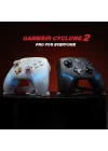 Cyclone 2 Wireless Controller - 1000Hz Polling Rate, TMR Joysticks, Hall/Micro 2-in-1 Triggers for PC/Switch/Switch 2/Android/iOS, PC Gaming Controller with Charging Dock(White)