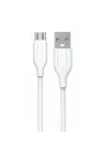 Dayanıklı USB Şarj ve Veri Kablosu, Micro USB, USB-C ve 8 Pin Seçenekli, Güçlendirilmiş Uç, Hızlı Şarja Uyumlu, Günlük Kullanım (20, Santimetre, Micro USB)