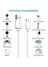 Dayanıklı USB Şarj ve Veri Kablosu, Micro USB, USB-C ve 8 Pin Seçenekli, Güçlendirilmiş Uç, Hızlı Şarja Uyumlu, Günlük Kullanım (20, Santimetre, Micro USB)