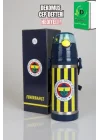 Dekomus Cep Defteri Hediyeli Lisanslı Sarı Lacivert Çelik Matara 500 mL